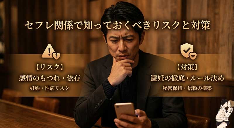 セフレ関係で知っておくべきリスクと対策